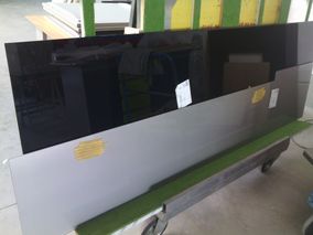 Glazen achterwand